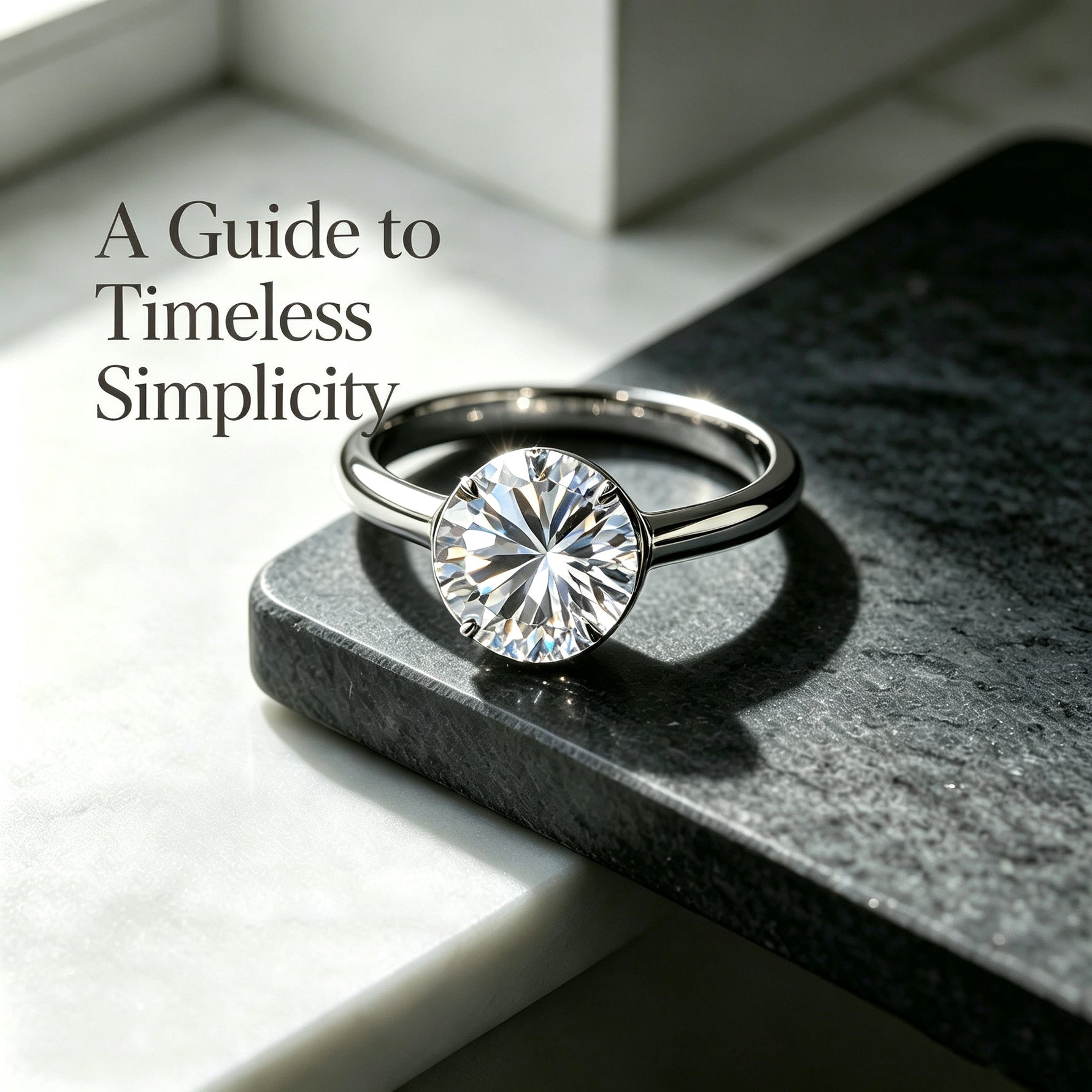 Solitaire Moissanite Rings: A Guide to Timeless Simplicity
