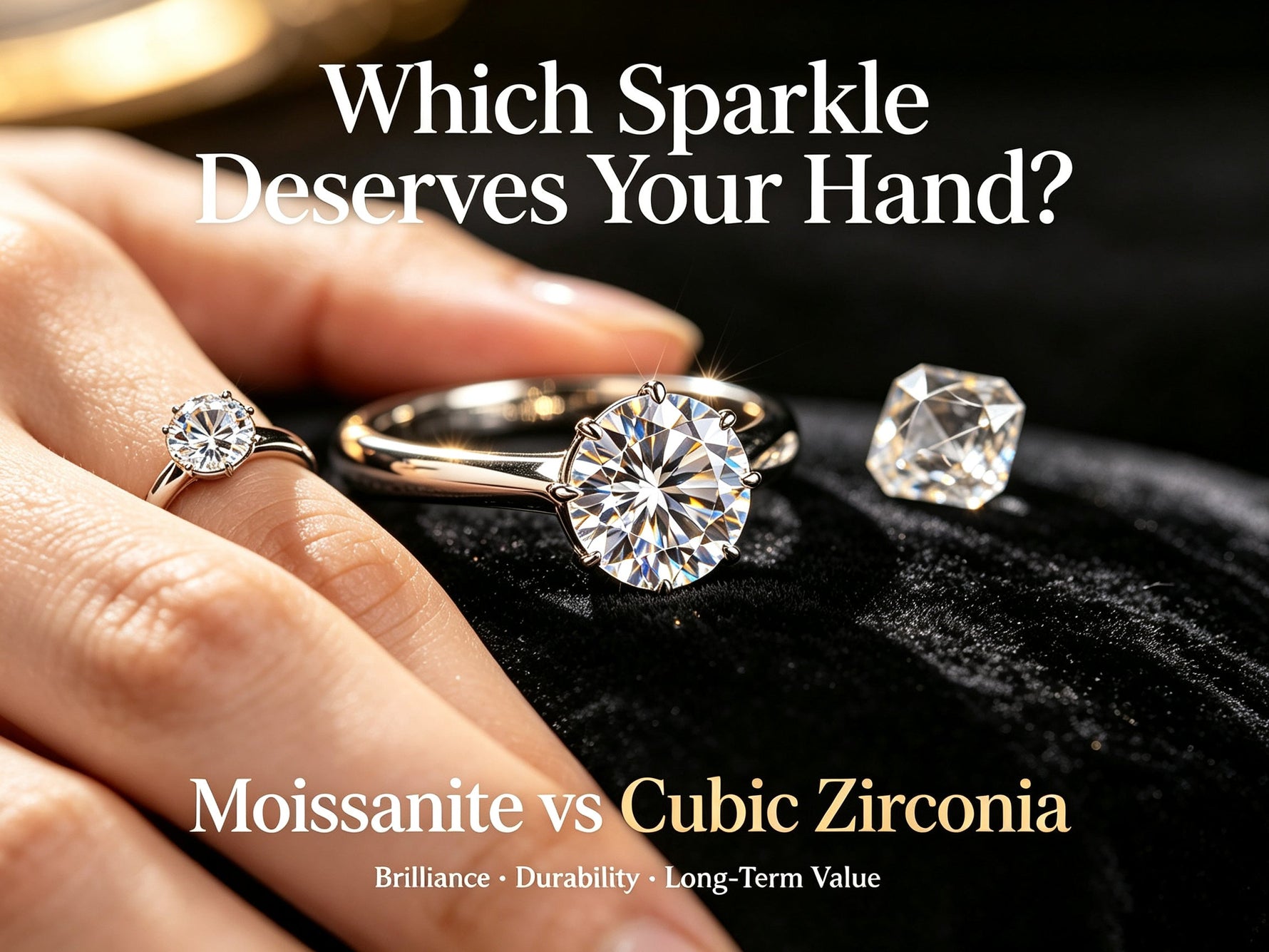 Moissanite vs. Cubic Zirconia: What’s the Difference?