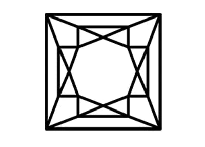 Princess Cut Moissanite Rings