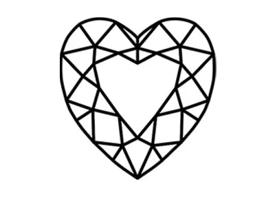 Heart Cut Moissanite Rings