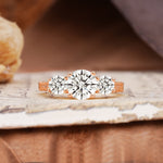Vintage Mixed Cut Lab Diamond Eternity Wedding Band - Additional view