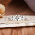 Vintage Mixed Cut Lab Diamond Eternity Wedding Band - Additional view