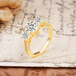 Vintage Mixed Cut Lab Diamond Eternity Wedding Band - Additional view