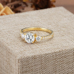 Classic 4 Prong Round Cut Lab Diamond Engagement Ring - Additional view