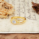 Luxurious And Unique 4 Prong Oval Cut Moissanite Engagement Ring - Additional view