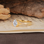 Unique, Luxurious Twisted 4-Prong Oval Cut Lab Diamond Engagement Ring - Additional view