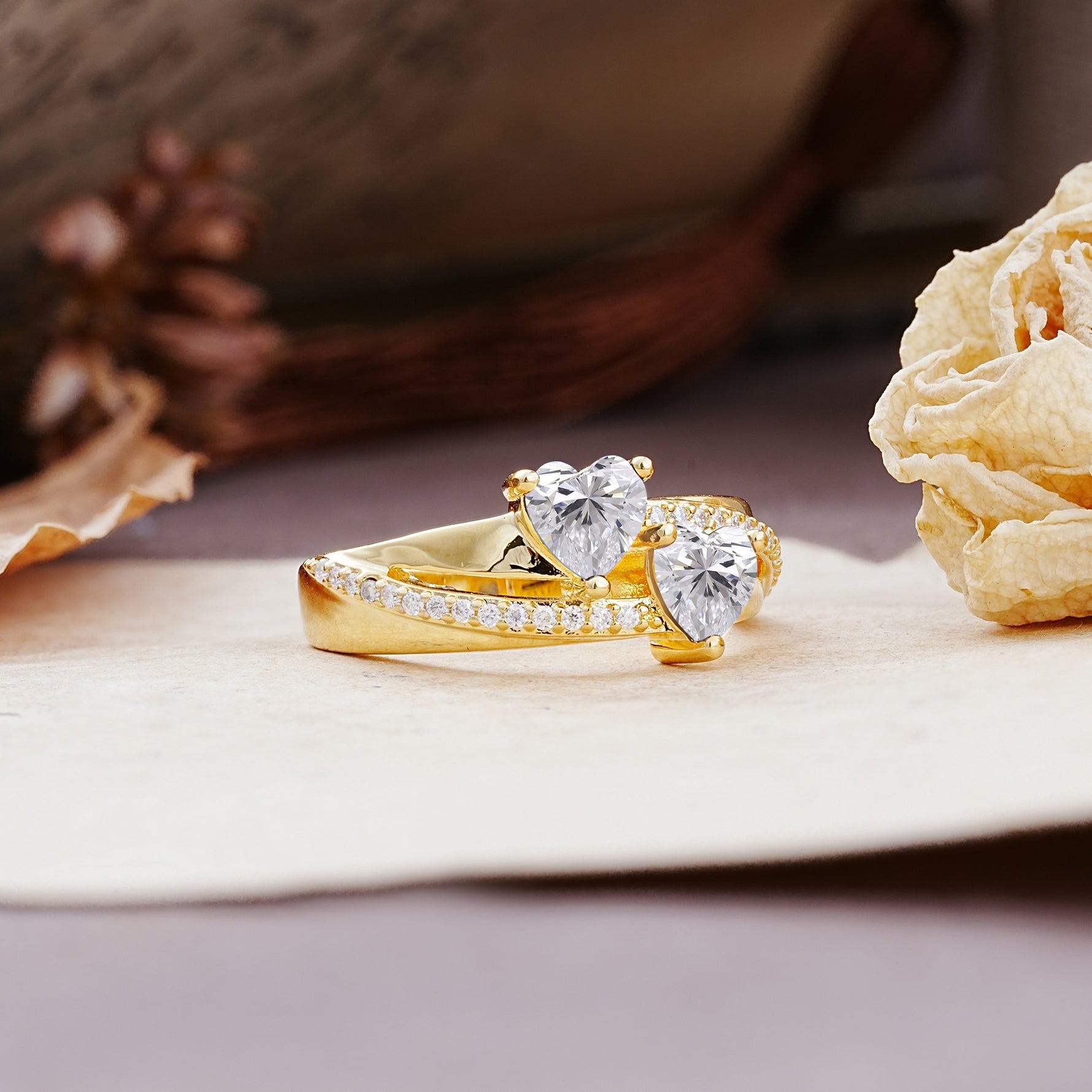 Classic Minimalist 4-Prong Round Cut Lab Diamond Engagement Ring - Additional view