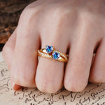 Classic Minimalist 4-Prong Round Cut Alexandrite Engagement Ring - Additional view