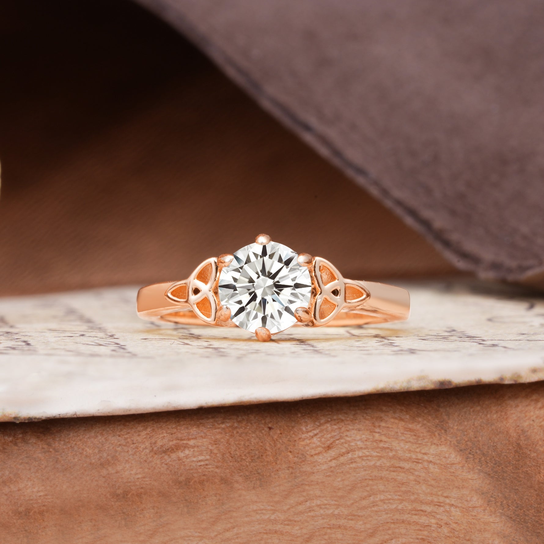 Unique Luxurious 4-Prong Oval Cut Lab Diamond Engagement Ring - Additional view