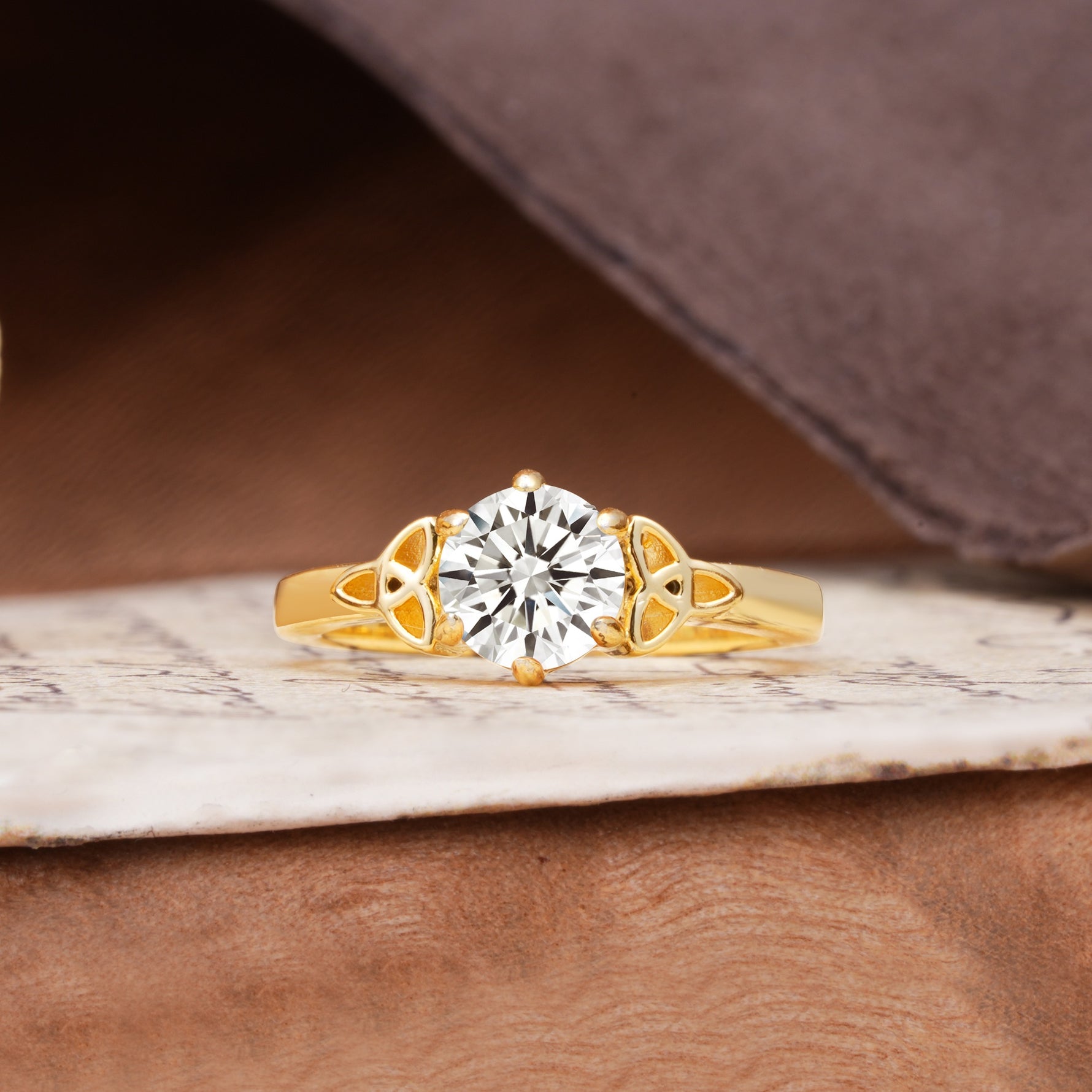 Unique Luxurious 4-Prong Oval Cut Lab Diamond Engagement Ring - Additional view