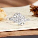 Natural Inspiration 2-Prong Marquise Cut Moissanite Engagement Ring - Additional view