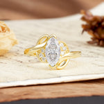 Natural Inspiration 2-Prong Marquise Cut Moissanite Engagement Ring - Additional view