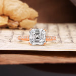Classic 8-Prong Princess Cut Lab Diamond Engagement Ring - Additional view