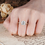Classic 8-Prong Princess Cut Lab Diamond Engagement Ring - Additional view