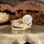 Vintage-Luxury Entwined 4-Prong Oval Cut Moissanite Engagement Ring - Additional view