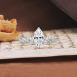 Classic Simple 8-Prong Princess Cut Lab Diamond Engagement Ring - Additional view