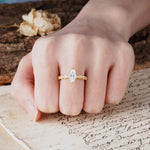 Classic Simple 8-Prong Princess Cut Moissanite Engagement Ring - Additional view