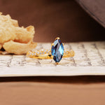 Classic Simple 8-Prong Princess Cut Alexandrite Engagement Ring - Additional view