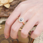 Luxurious 4-Prong Pear Cut Lab Diamond Engagement Ring - Additional view